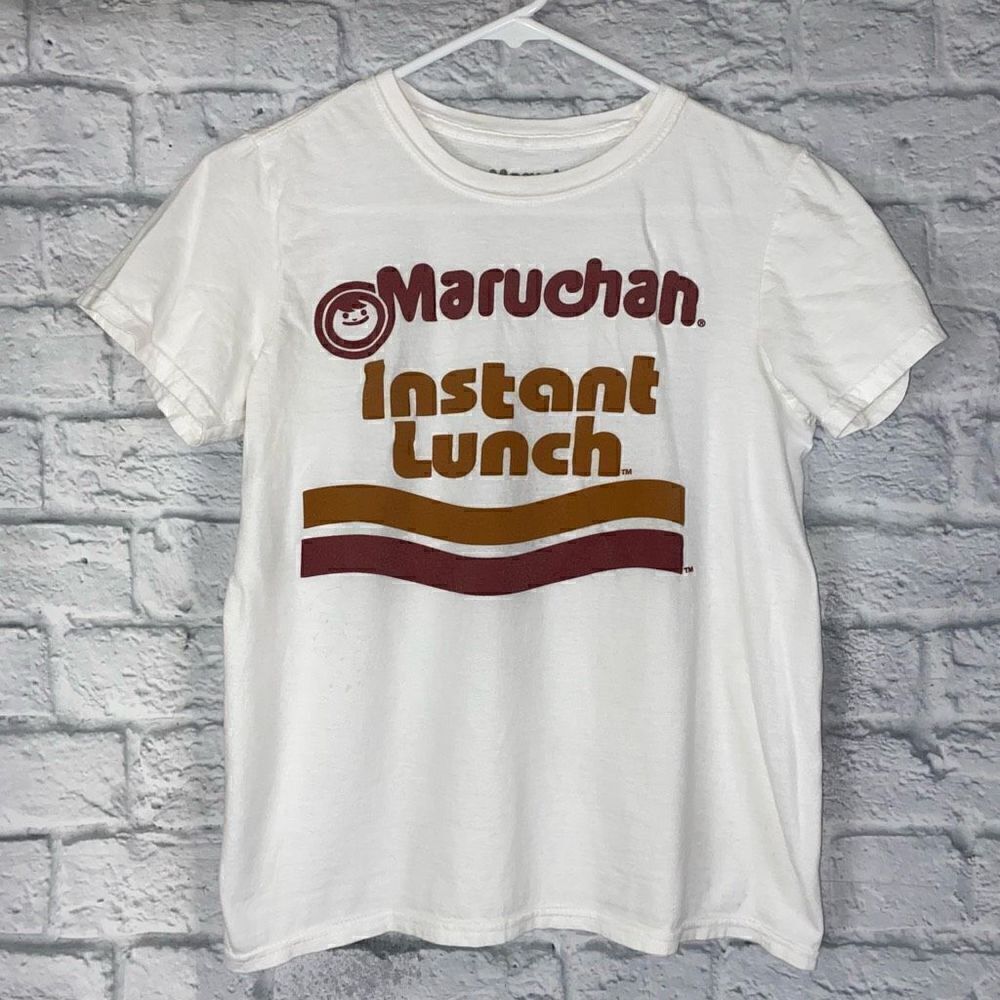 Maruchan Instant lunch Crewneck short sleeve t-shirt men sz small